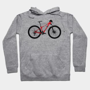 Bicycle cartoon illustration Hoodie